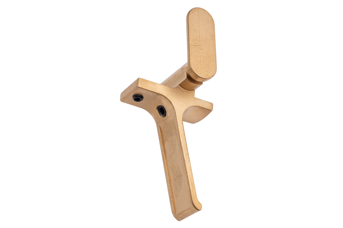5KU Stainless Steel Flat Blade Trigger For SIG Sauer P320 M17, M18, Xcarry GBB Airsoft (Gold)