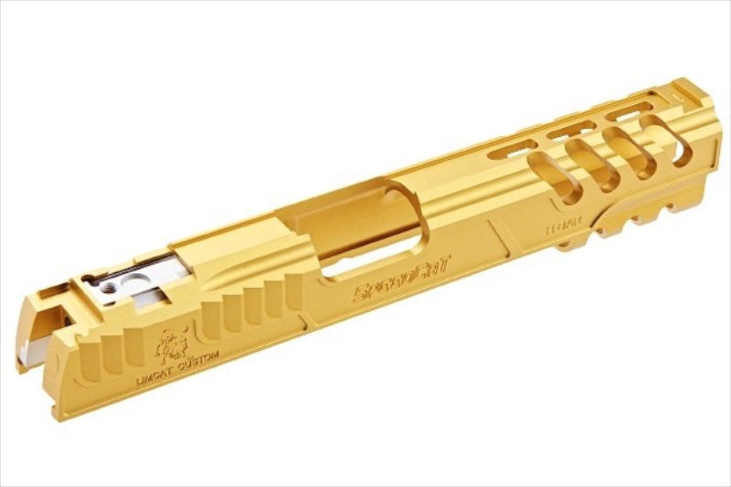 5KU Limcat Speed Cat Aluminum Slide for Tokyo Marui Hi Capa/ 1911 GBB Airsoft (Gold)