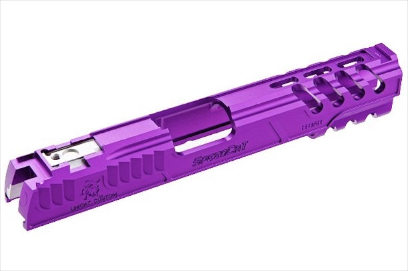 5KU Limcat Speed Cat Aluminum Slide for Tokyo Marui Hi Capa/ 1911 GBB Airsoft (Purple)