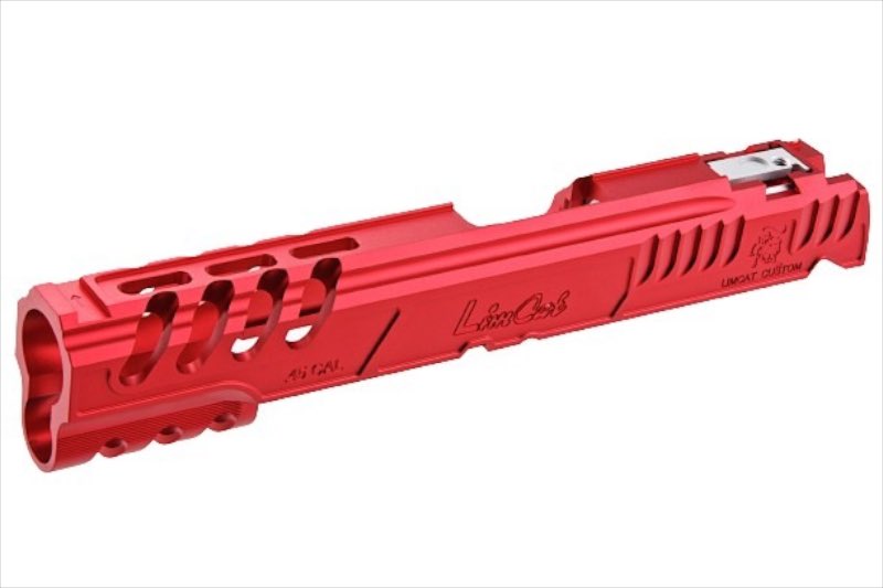 5KU Limcat Speed Cat Aluminum Slide for Tokyo Marui Hi Capa/ 1911 GBB Airsoft (Red)