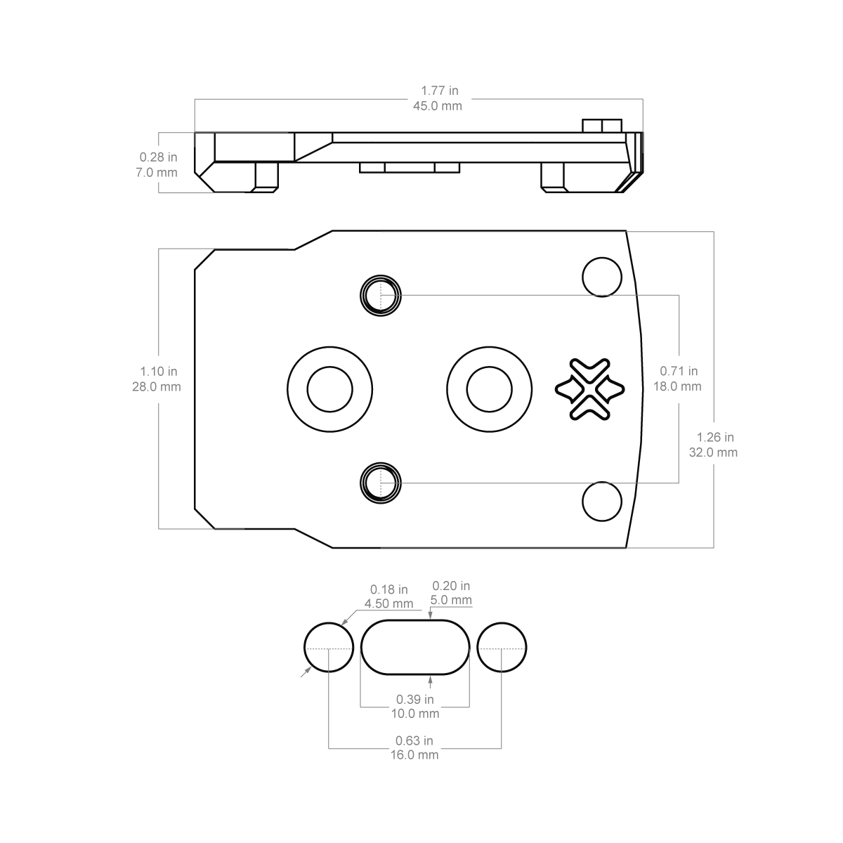 Vector Optics VAS MOJ Footprint Adapter