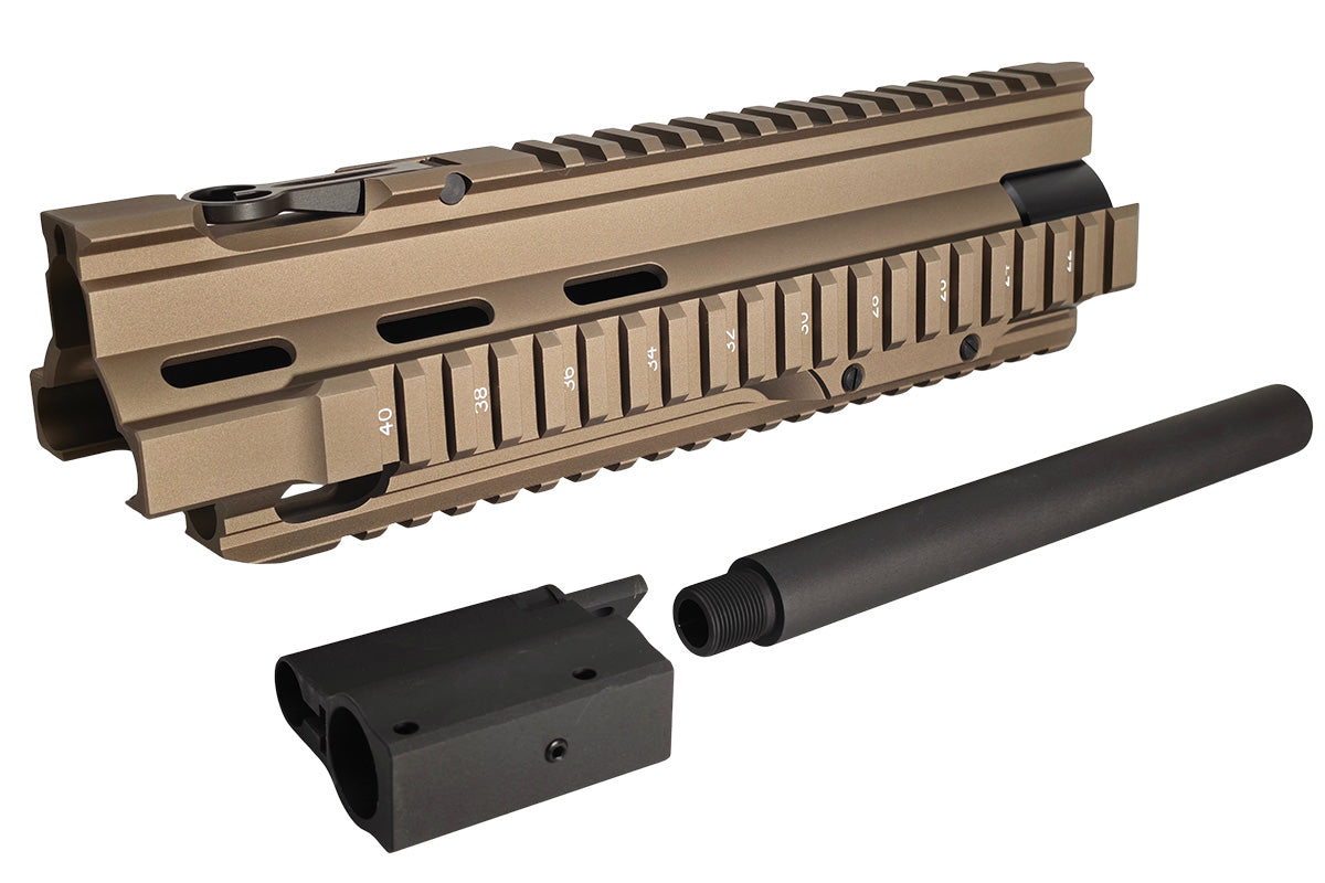 Airsoft Artisan G28 Handguard For VFC Umarex HK417 AEG/GBB (Tan)