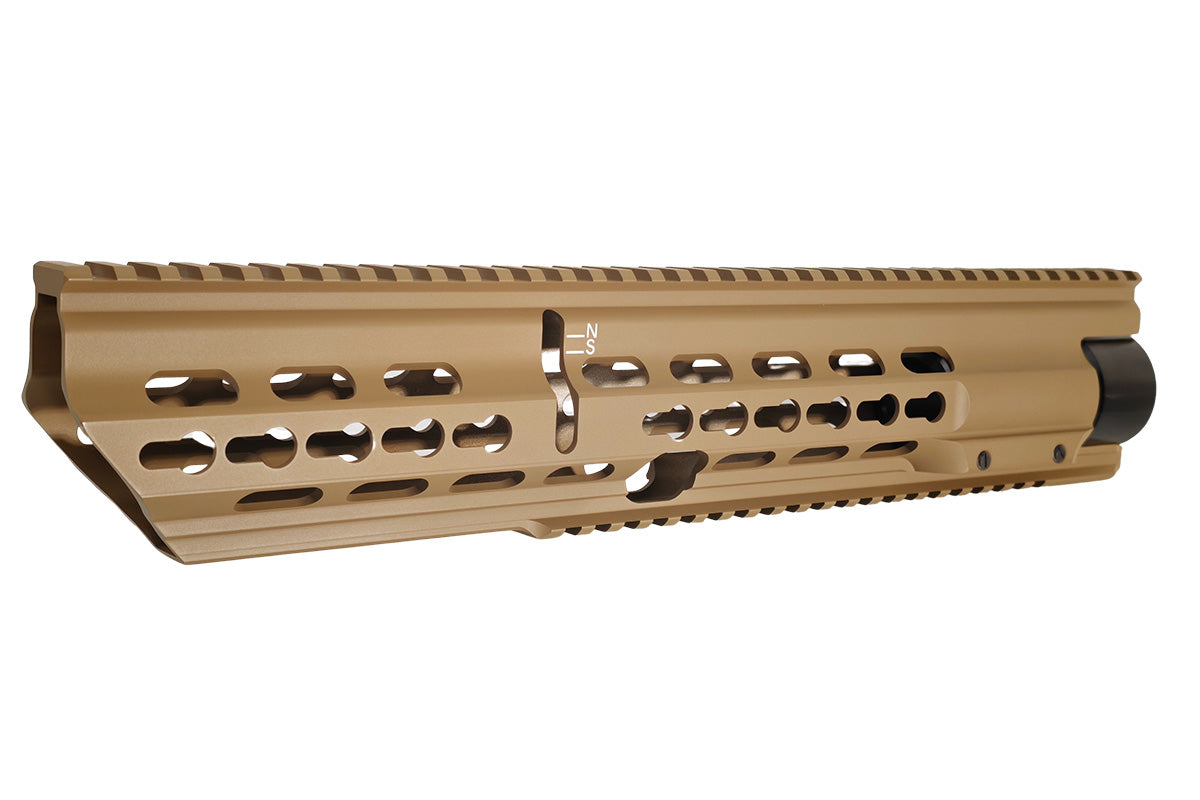 Airsoft Artisan HK417P Keymod Handguard For VFC Umarex HK417 AEG/GBB (Tan)