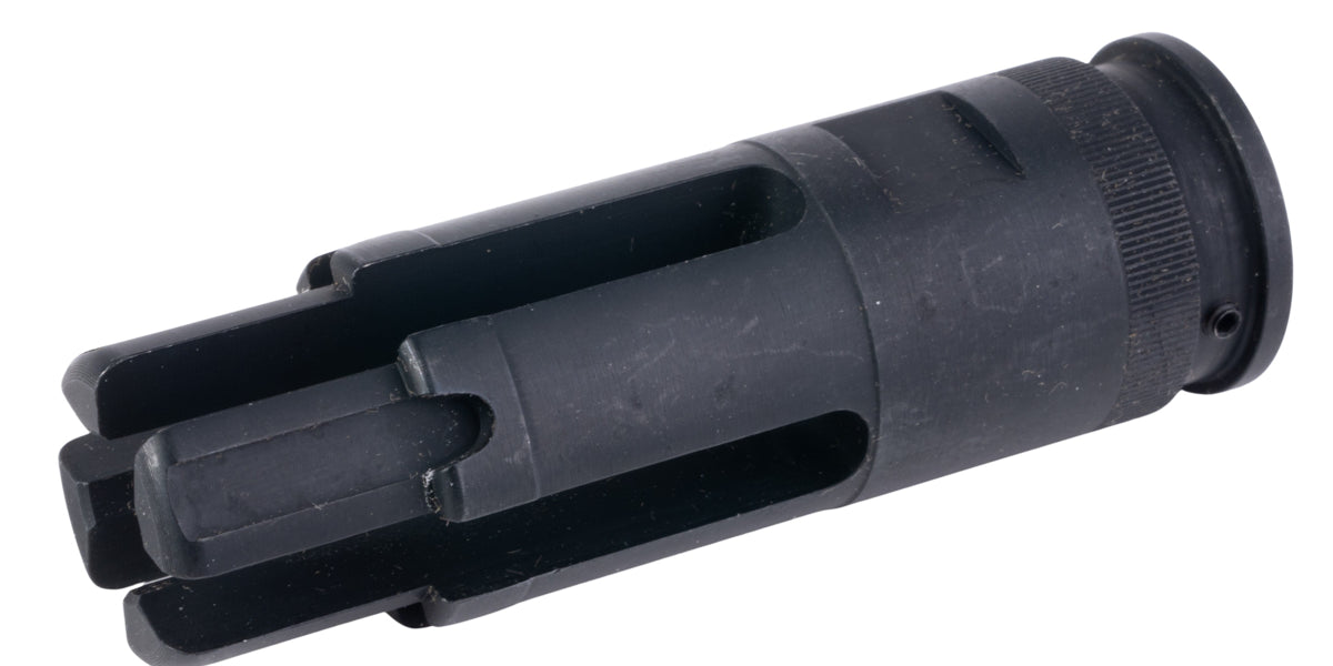 Hide  Crusader VG556 Flash Hider (Stainless) | RedWolf