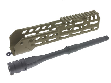 Airsoft Artisan 10" Spear Handguard Set For SIG Airsoft MCX Virtus (Dark Dark)