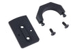 Airsoft Artisan BO Style One Accessory Ring Cap with Rail/ RMR Adapter for AA-PART-22/ AA-PART-31 Mount Ring