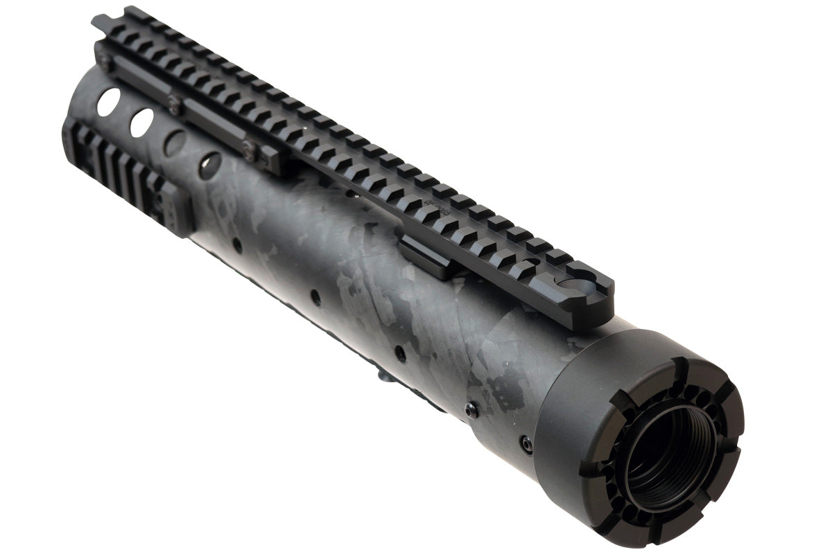 Airsoft Artisan 12" Mod H Front Set For M4/M16 Series AEG/ GBB/ PTW (Carbon Pattern)
