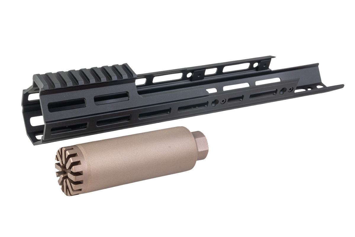Airsoft Artisan Long Mlok Handguard For Tokyo Marui SCAR series/ Gun Modify SCAR L GBB