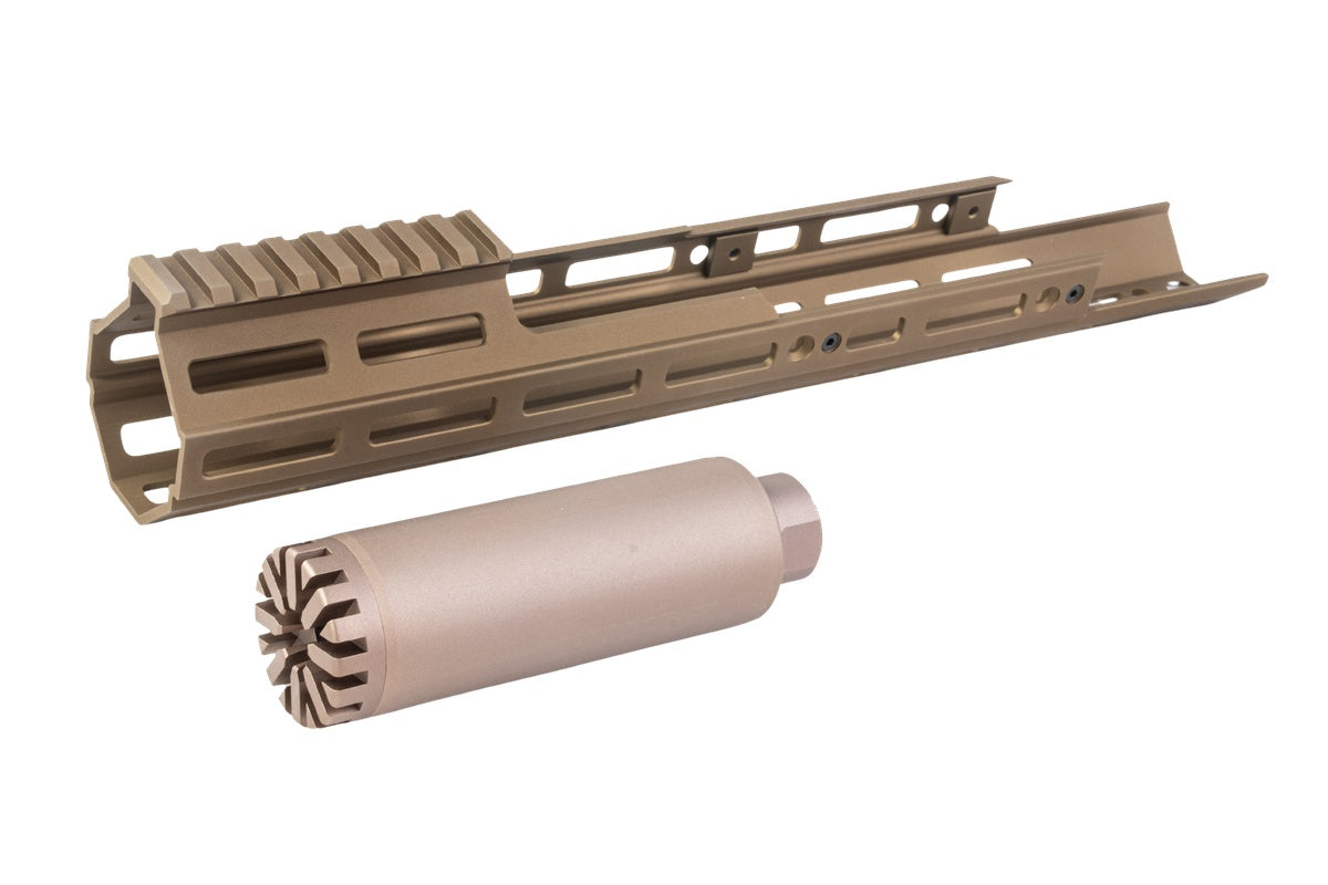 Airsoft Artisan Long Mlok Handguard For Tokyo Marui SCAR series / Gun Modify SCAR L (DDC)