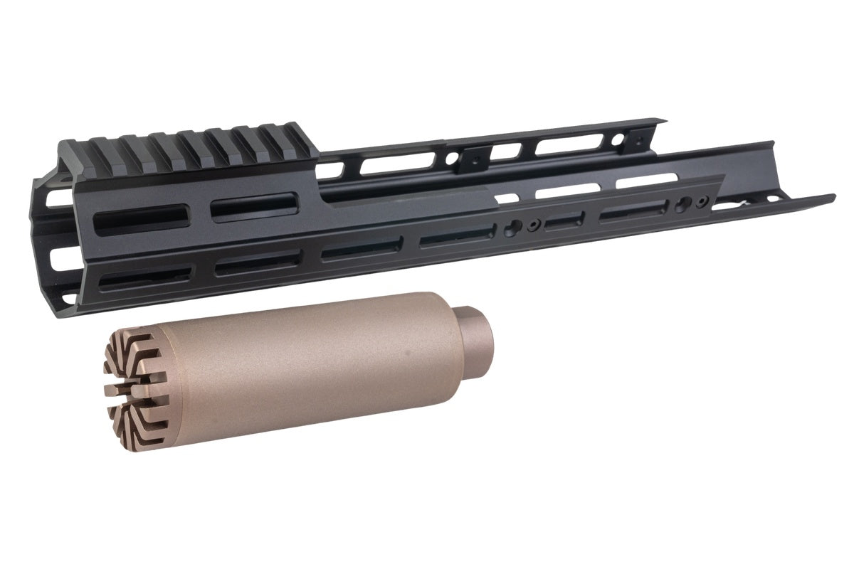 Airsoft Artisan Long Mlok Handguard For WE / VFC  SCAR GBB & AEG series