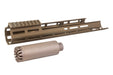 Airsoft Artisan Long Mlok Handguard For WE / VFC  SCAR GBB & AEG series (DDC)