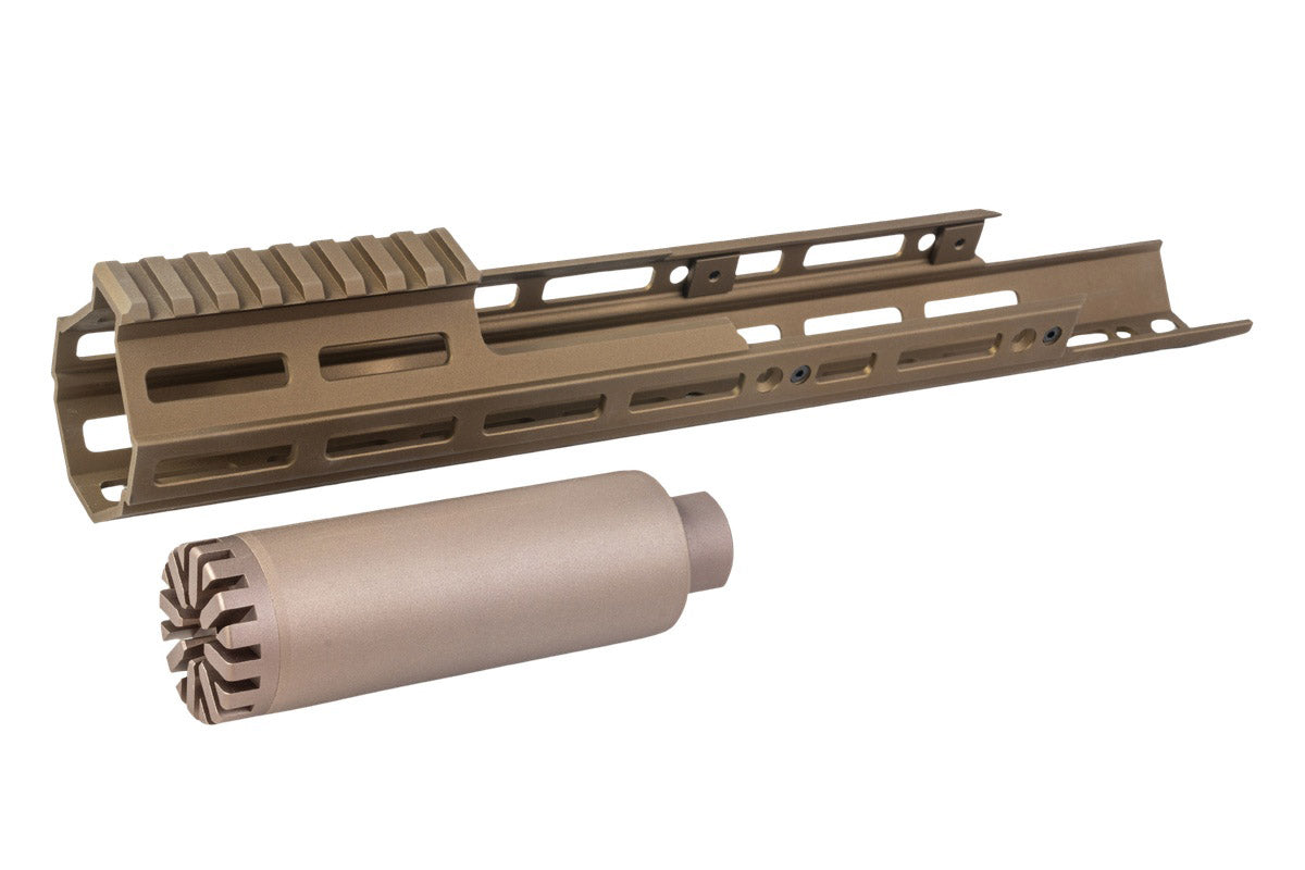 Airsoft Artisan Long Mlok Handguard For WE / VFC  SCAR GBB & AEG series (DDC)