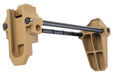 Airsoft Artisan 6 position Retractable Stock For Gun Modify SCAR L GBB (DE)