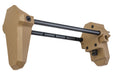 Airsoft Artisan 6 position Retractable Stock For WE / VFC SCAR GBB & AEG series (DE)