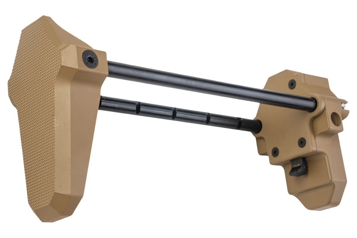 Airsoft Artisan 6 position Retractable Stock For WE / VFC SCAR GBB & AEG series (DE)