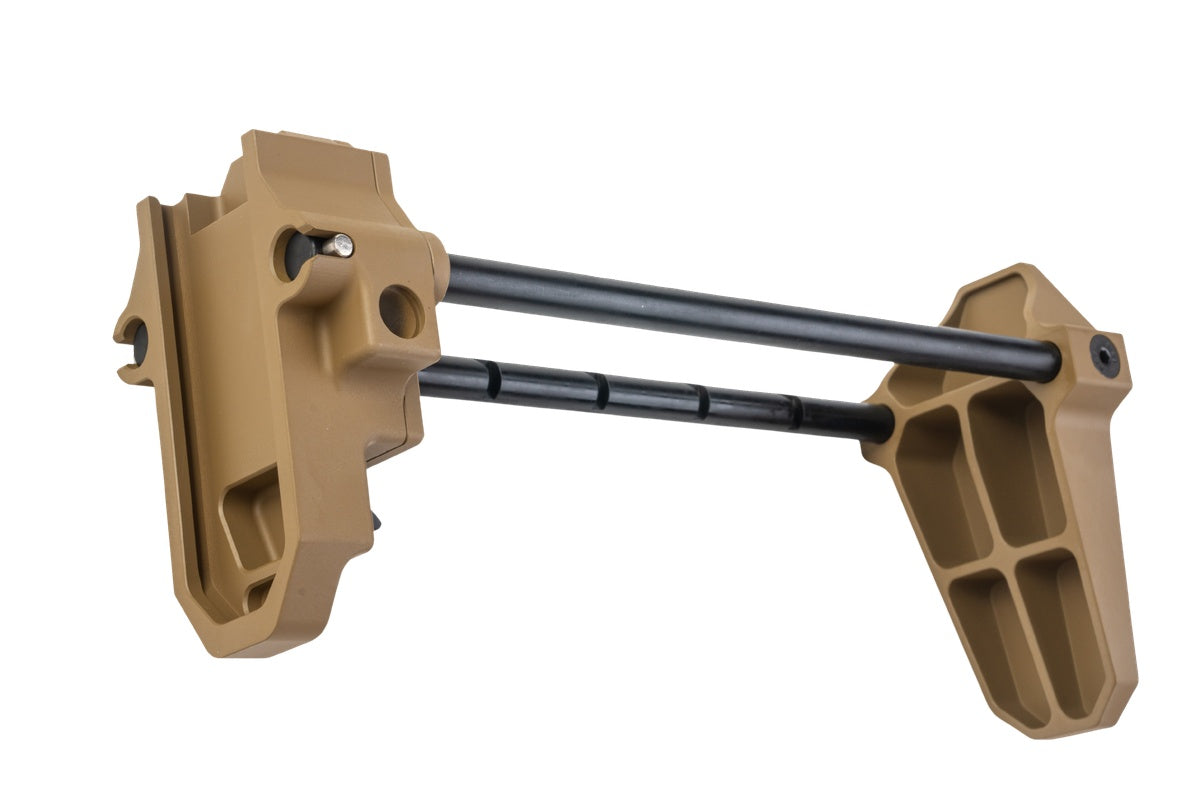 Airsoft Artisan 6 position Retractable Stock For WE / VFC SCAR GBB & AEG series (DE)