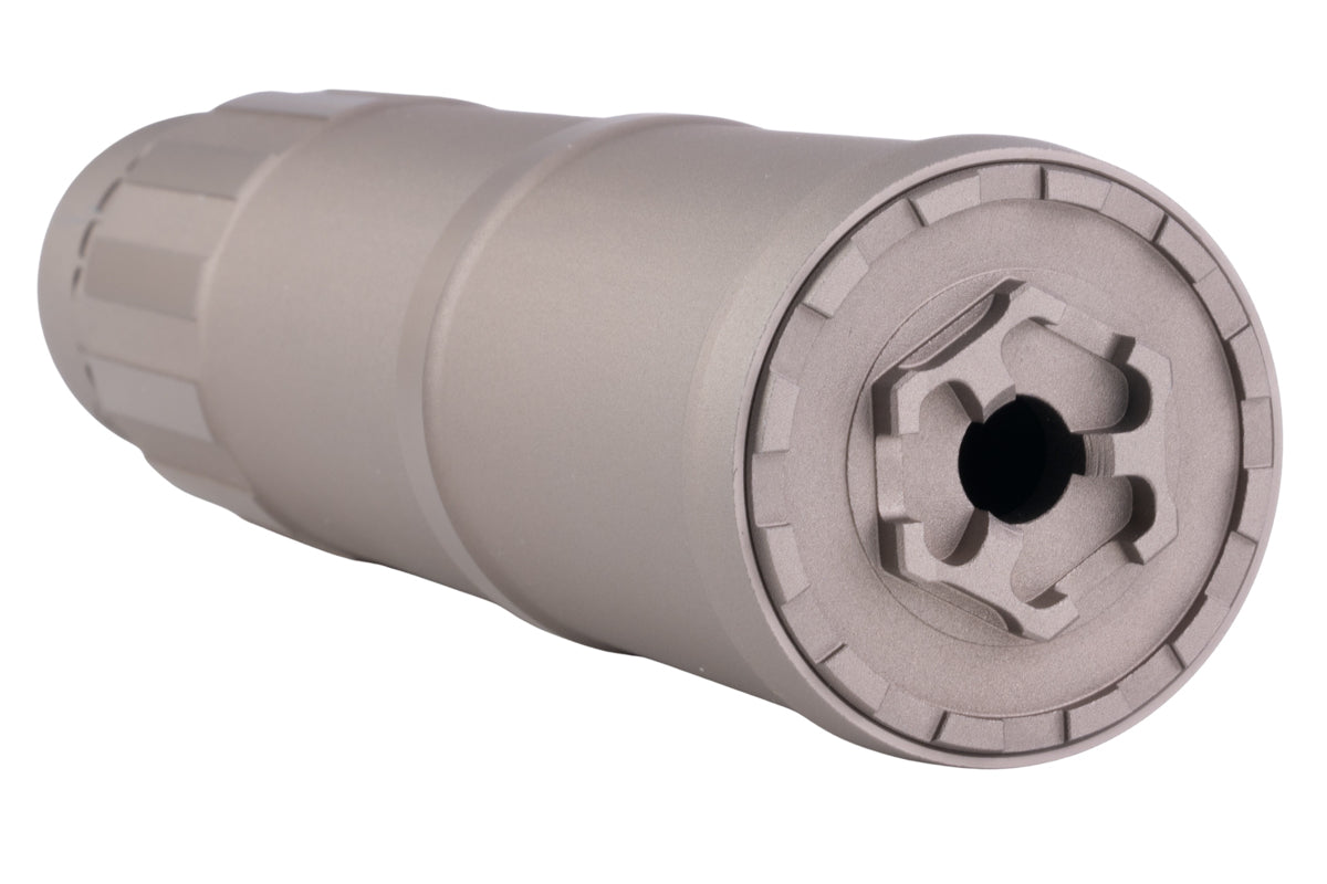 Airsoft Artisan CGS Style Dummy Silencer (14mm CCW/ Titanium Grey)