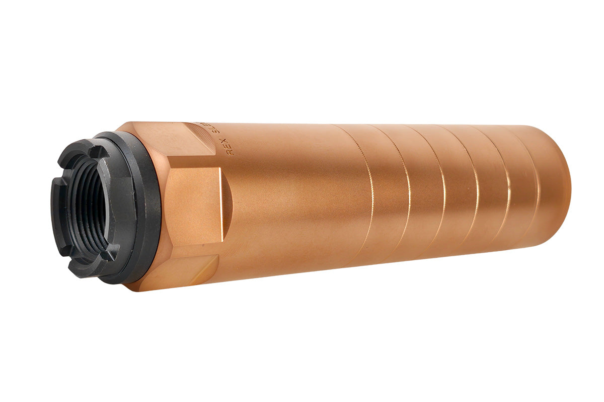 Airsoft Artisan CNC Aluminum REX Style Suppressor  (24mm CCW/ 2026 Ver.)