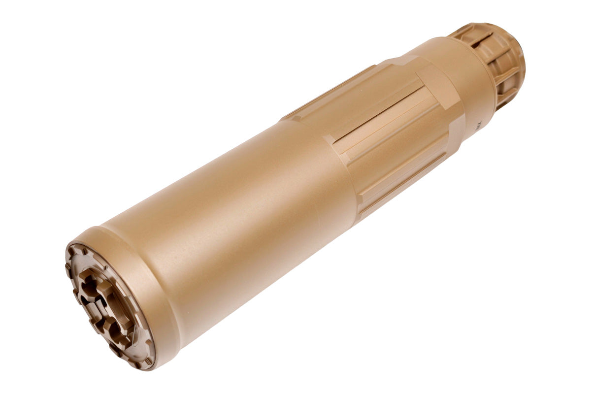 Airsoft Artisan CG SGI-6 Style Dummy Silencer With PIG Flash Hider (Tan)