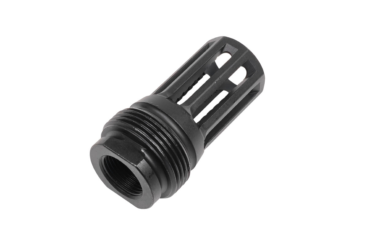 Airsoft Artisan CG SGI-6 Style Dummy Silencer With PIG Flash Hider (Tan)