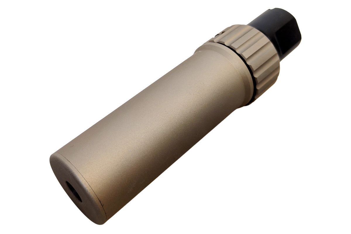Airsoft Artisan VS QD Dummy Suppressor With Flash Hider for AK AEG/GBB Series Airsoft (24mm CW/ Titanium Grey)