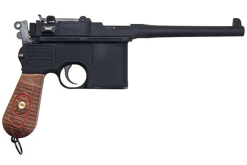 A!CTION Mauser C96 Red9 Matt Black Model Gun