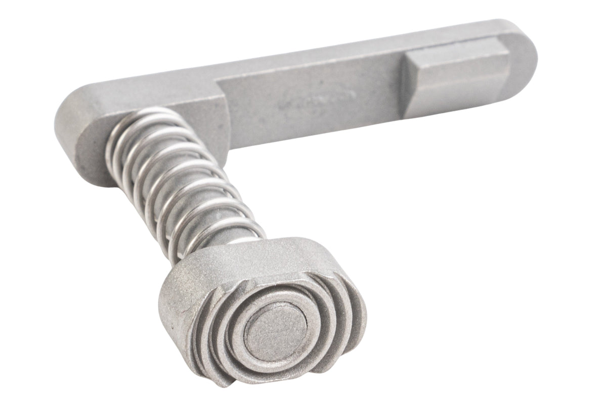 Angry Gun Stainless Steel Magazine Release For Tokyo Marui MWS GBB Airsoft (Silver)