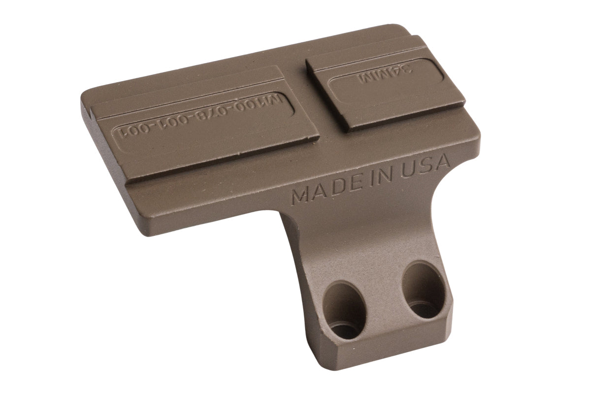 Angry Gun AUS Style 34mm ROF-90 Mount for ACRO P1 / P2 (FDE)