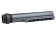 Angry Gun Tokyo Marui MWS Mil-Spec CNC 6 Position Buffer Tube w/ Dagger Logo - Cerakote Grey