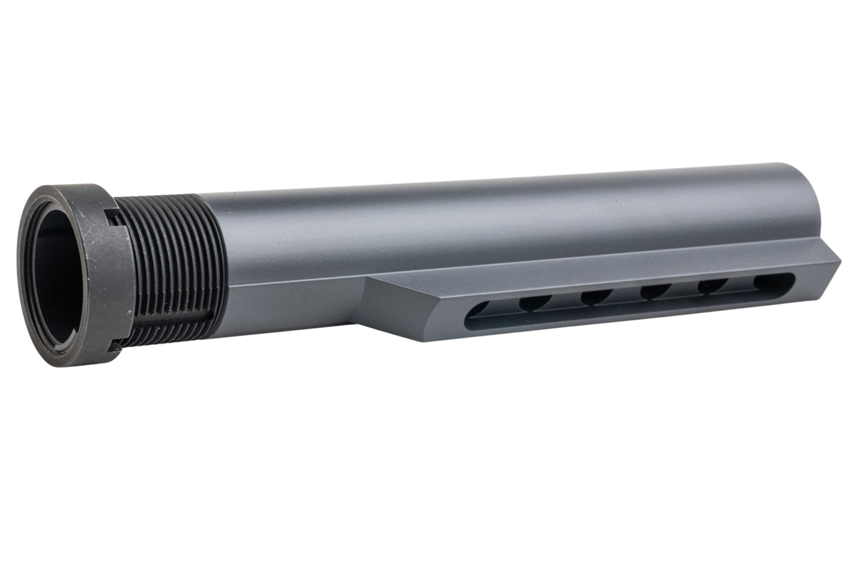 Angry Gun Mil-Spec CNC 6 Position Buffer Tube for VFC/ WE/ GHK GBB Airsoft Rifle (Cerakote Grey)