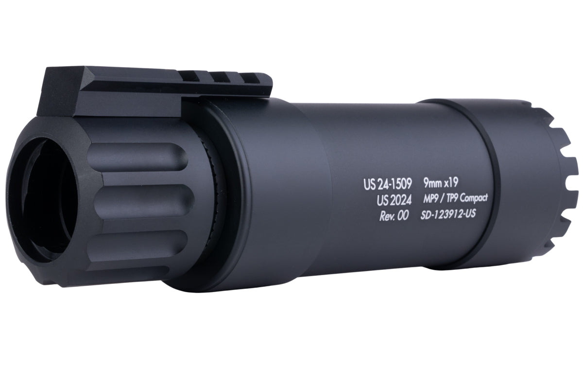 Angry Gun Compact Suppressor For KWA MP9/ KSC TP9 GBB Airsoft
