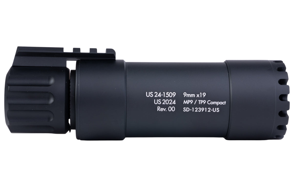 Angry Gun Compact Suppressor For KWA MP9/ KSC TP9 GBB Airsoft