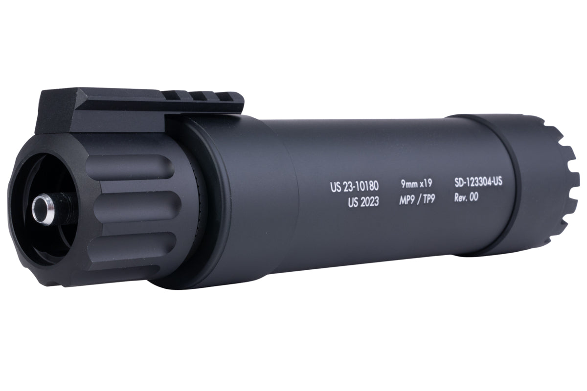 Angry Gun 2024 Ver. Power Up Suppressor For KWA MP9/ KSC TP9 GBB Airsoft