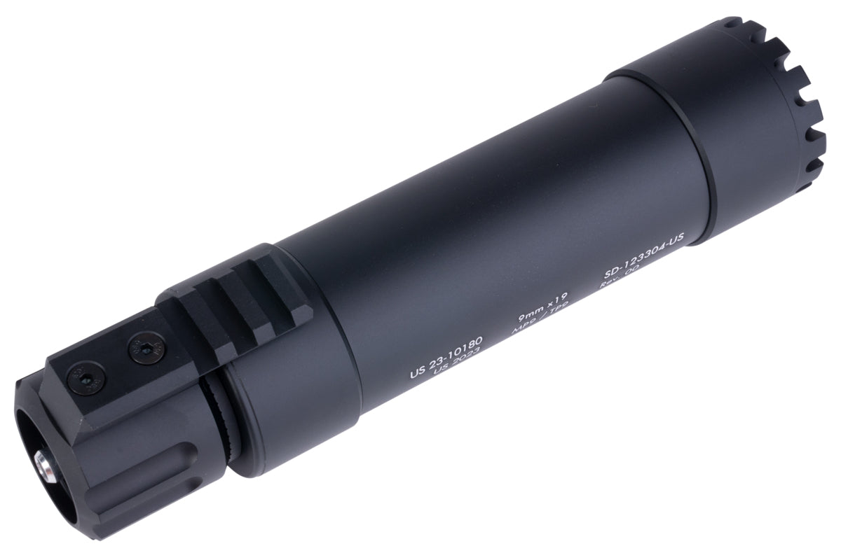 Angry Gun 2024 Ver. Power Up Suppressor For KWA MP9/ KSC TP9 GBB Airsoft
