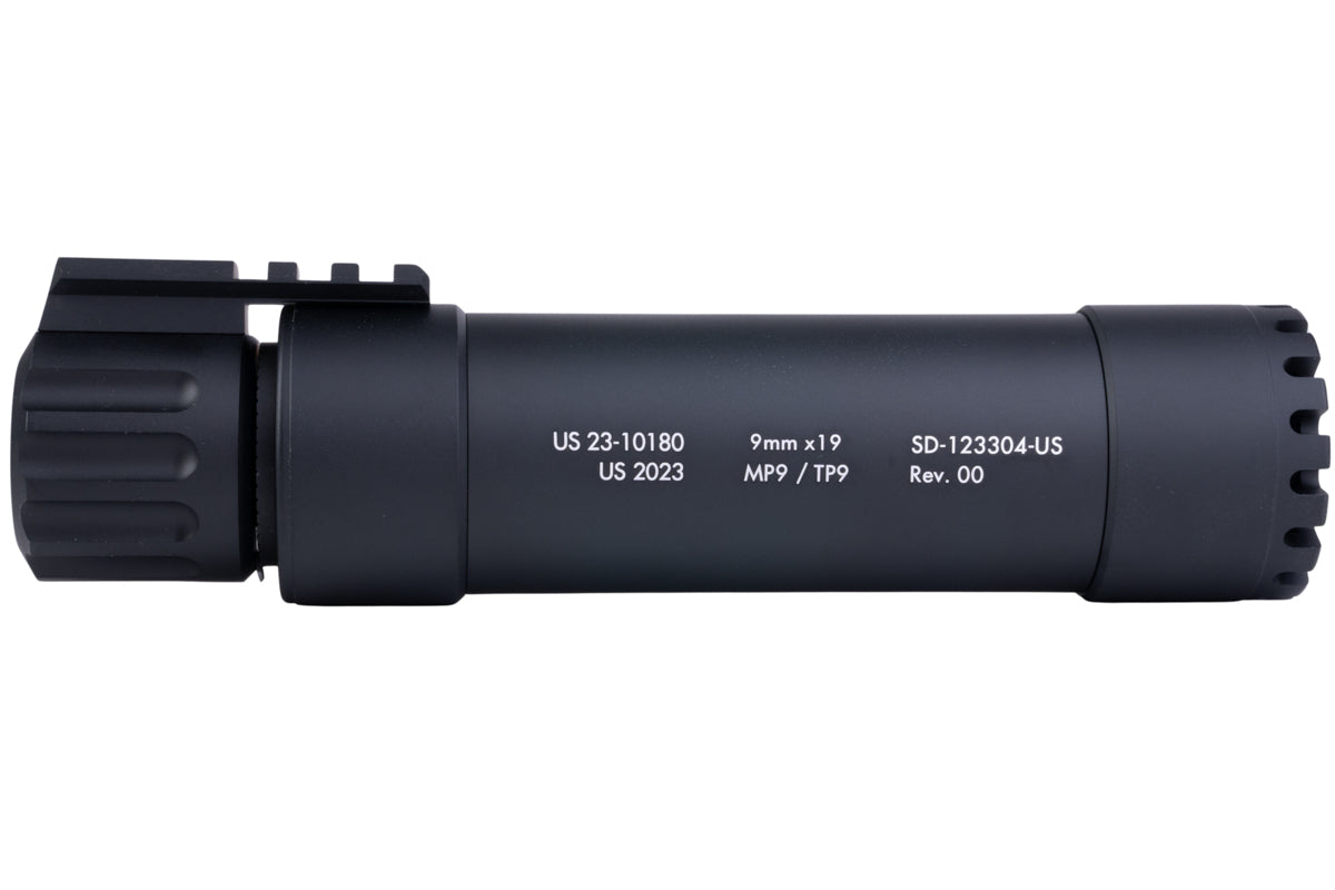 Angry Gun 2024 Ver. Power Up Suppressor For KWA MP9/ KSC TP9 GBB Airsoft