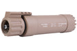 Angry Gun 2024 Ver. Power Up Suppressor For KWA MP9/ KSC TP9 GBB Airsoft (Dark Earth)