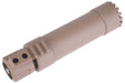 Angry Gun 2024 Ver. Power Up Suppressor For KWA MP9/ KSC TP9 GBB Airsoft (Dark Earth)