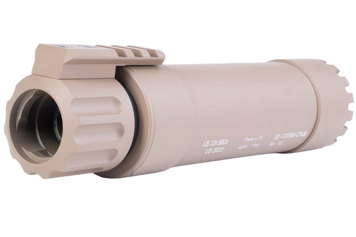 Angry Gun 2024 Ver. Tracer For KWA MP9 / KSC TP9 GBB Airsoft (Dark Earth/ Flame effect)