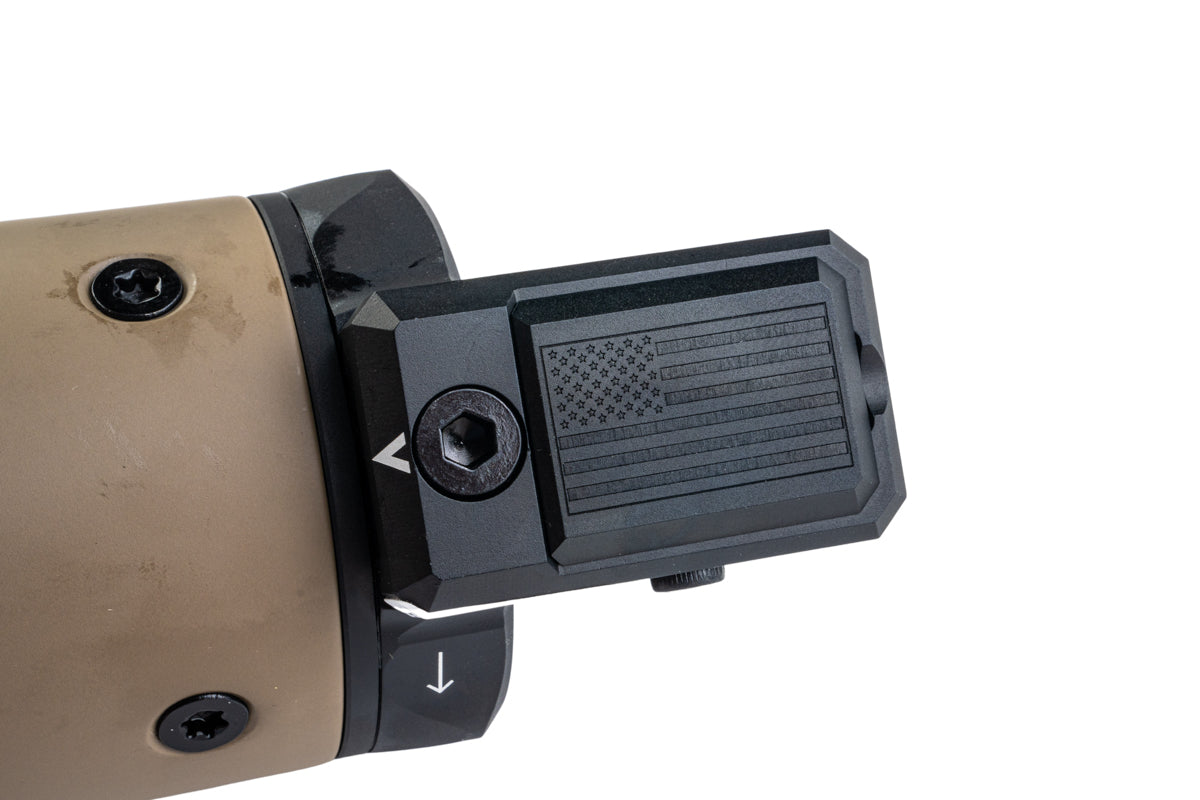 Angry Gun U-RAC Style 6.5 inch Carbon Front Shield (Cerakote FDE)