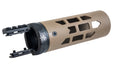 Angry Gun M-RAC Style 6.5 inch Carbon Front Shield for MK16/ MK14 Rail/APFG MCX Virtus Airsoft GBB (Cerakote FDE)