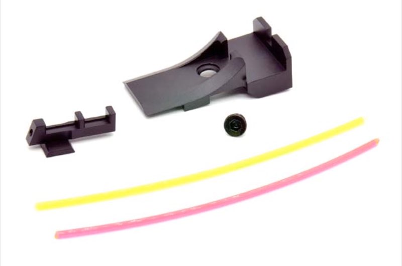 AIP Aluminum Ver.3 Front & Rear Fiber Optics Sight For Tokyo Marui Hi Capa 5.1 GBB Airsoft