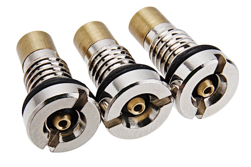 Alpha Parts Inlet Valves For VFC M4 Gas Magazine/ 40mm Grenade (3pcs)