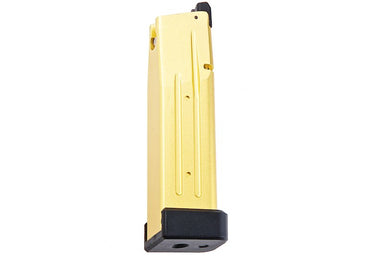 Alpha Parts Aluminum 31rounds Gas Magazine For Tokyo Marui Hi Capa Airsoft (Gold)