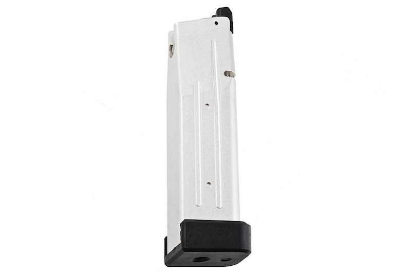 Alpha Parts CNC Aluminum 31 Rds Gas Magazine For Tokyo Marui Hi Capa Gas Airsoft (Silver)