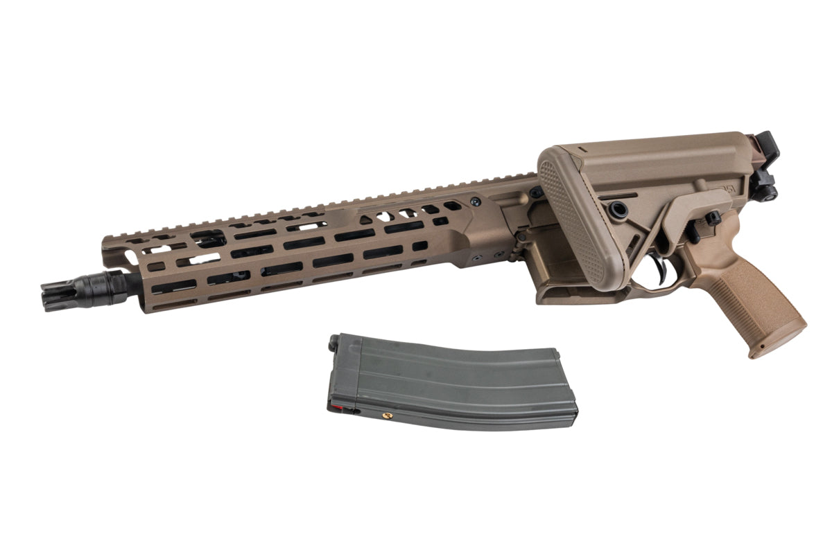APFG MCX Spear LT Style 13.1 inch Carbine GBB Airsoft Rifle (Tan)