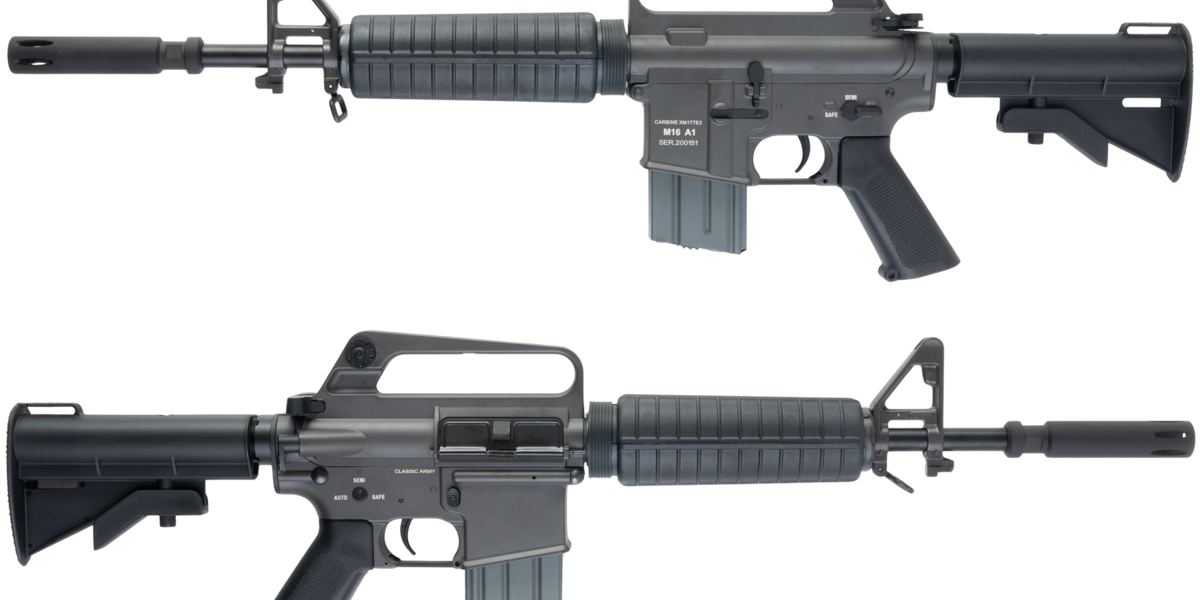 Classic Army Full Metal XM177 E2 AEG Airsoft Rifle | eHobby Asia