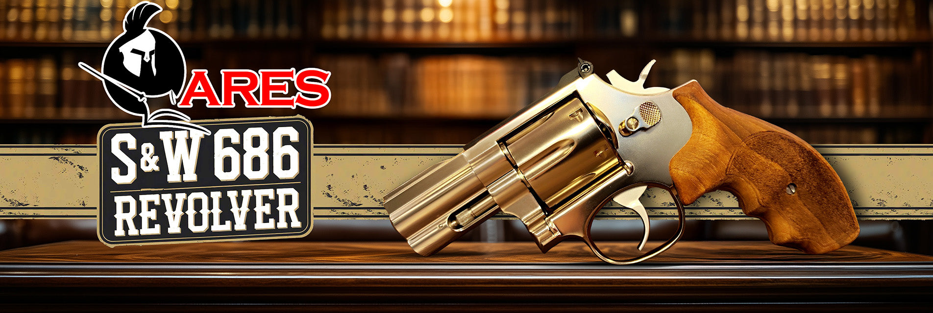 ARES S&W 686 CO2 Revolver (Silver) 