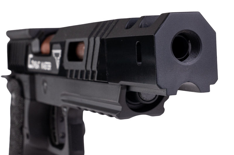 Army Armament JW3 TTI CNC Slide Alpha GBB Airsoft Pistol w/ Stippling Grip