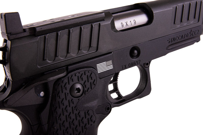 Army R612 Army Armament Staccato C2 2011 with Compensator Gas Airsoft Pistol - B ...