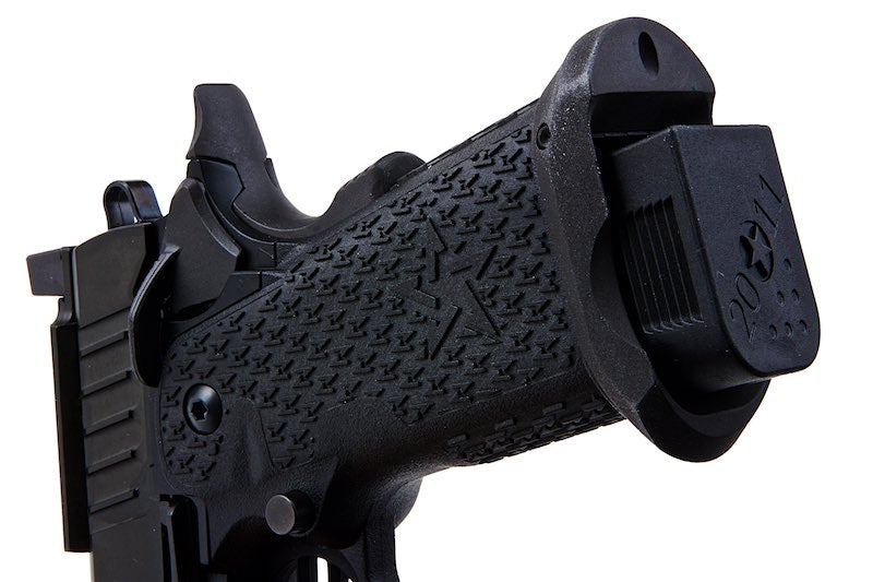 Army Armament X T8 Staccato C2 2011 RMR w/ Thread Outer Barrel Green Gas Airsoft Pistol